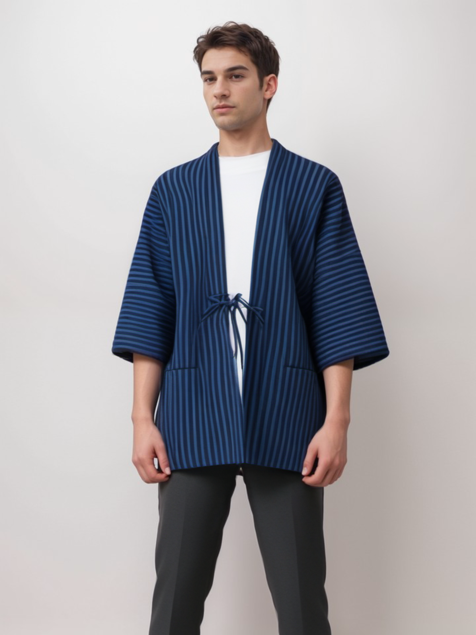 Blue Eclipse - Hanten Jacket Coat Kimono