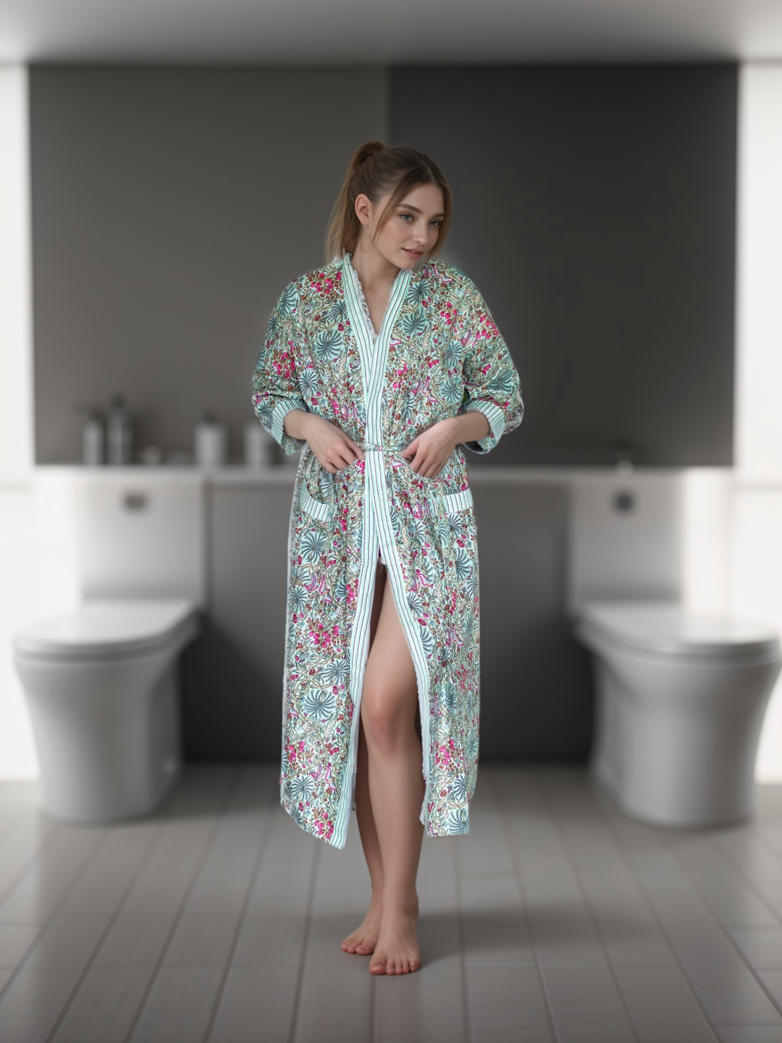 Nature’s Embrace - Handmade Kimono