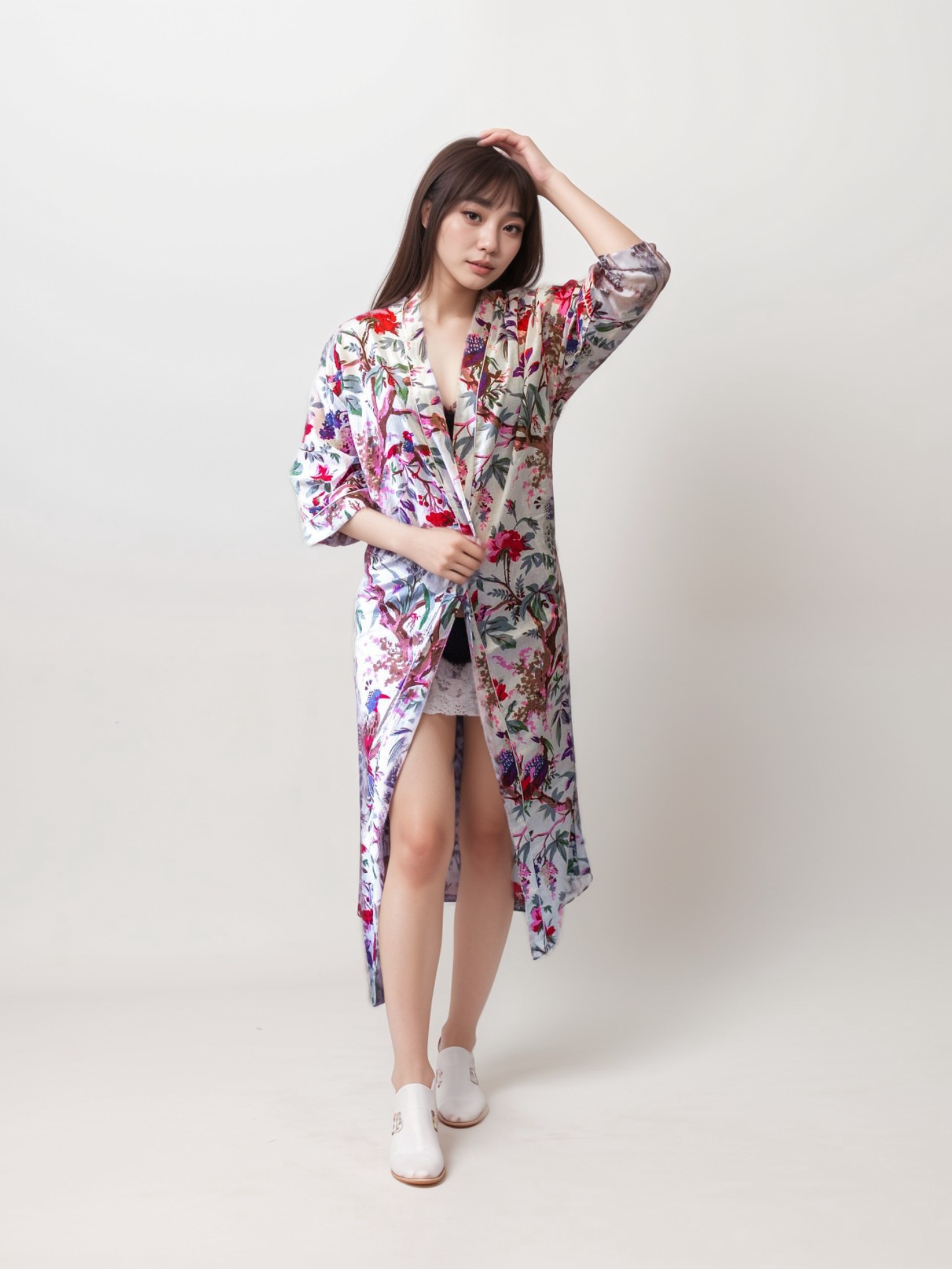 Serene Aviary - Handmade Kimono