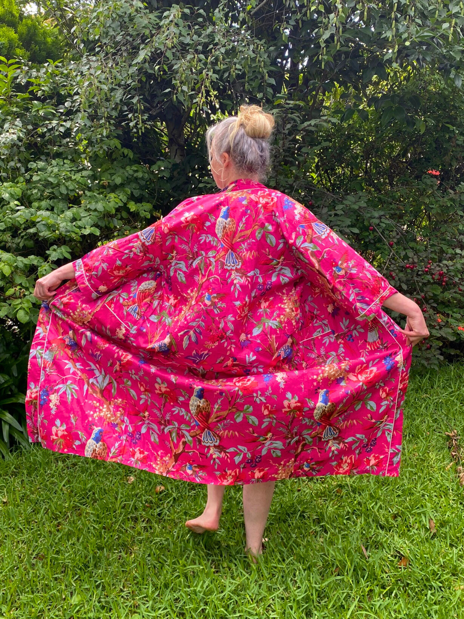 Blush Bloom - Handmade Kimono