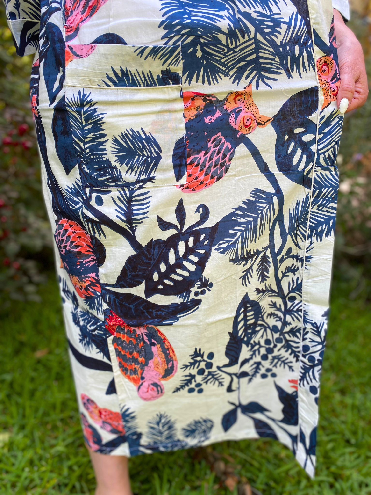 Sky Blossom Kimono - Handmade Kimono