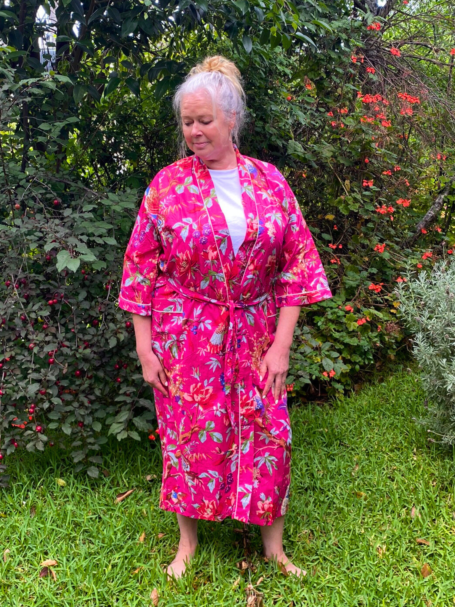 Blush Bloom - Handmade Kimono